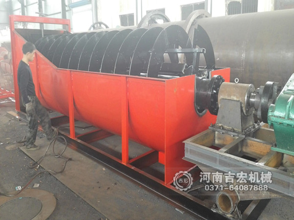 螺旋洗石機、移動輸送機發(fā)往東北